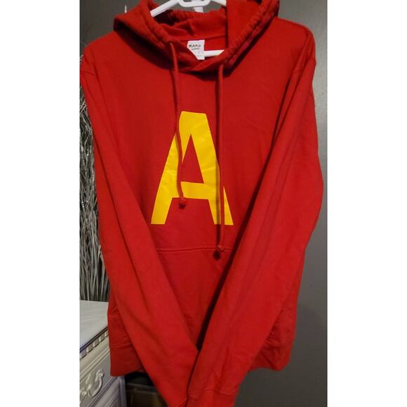 "A" Hoodie Sweatshirt Symbolize Alvin And The Chipmunks Men Size L Unisex - Picture 1 of 4